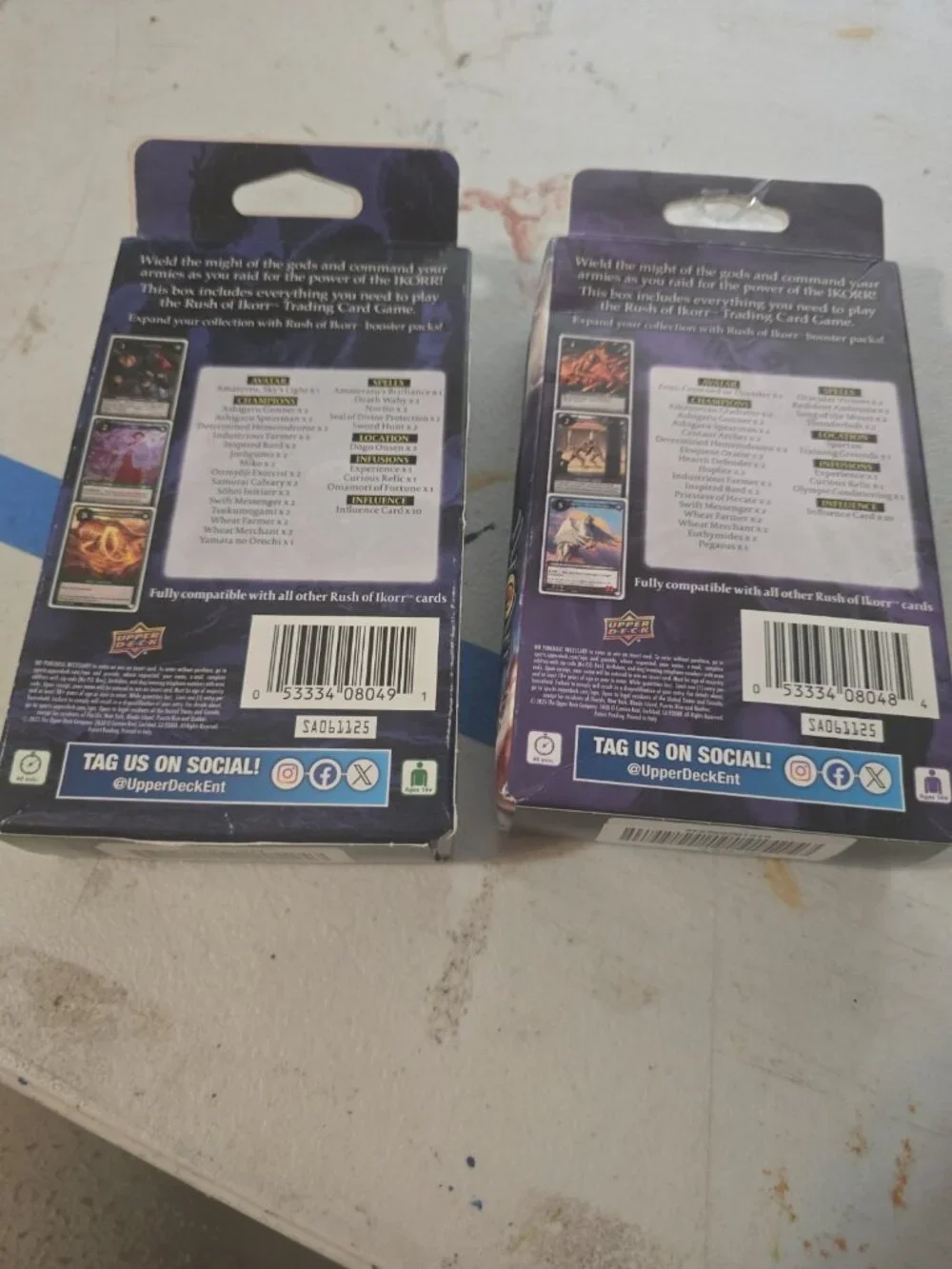 RUSH OF IKORR Act 1 Starter Decks Stunning Presence Olympian Thunder NEW/Sealed - Picture 3 of 6